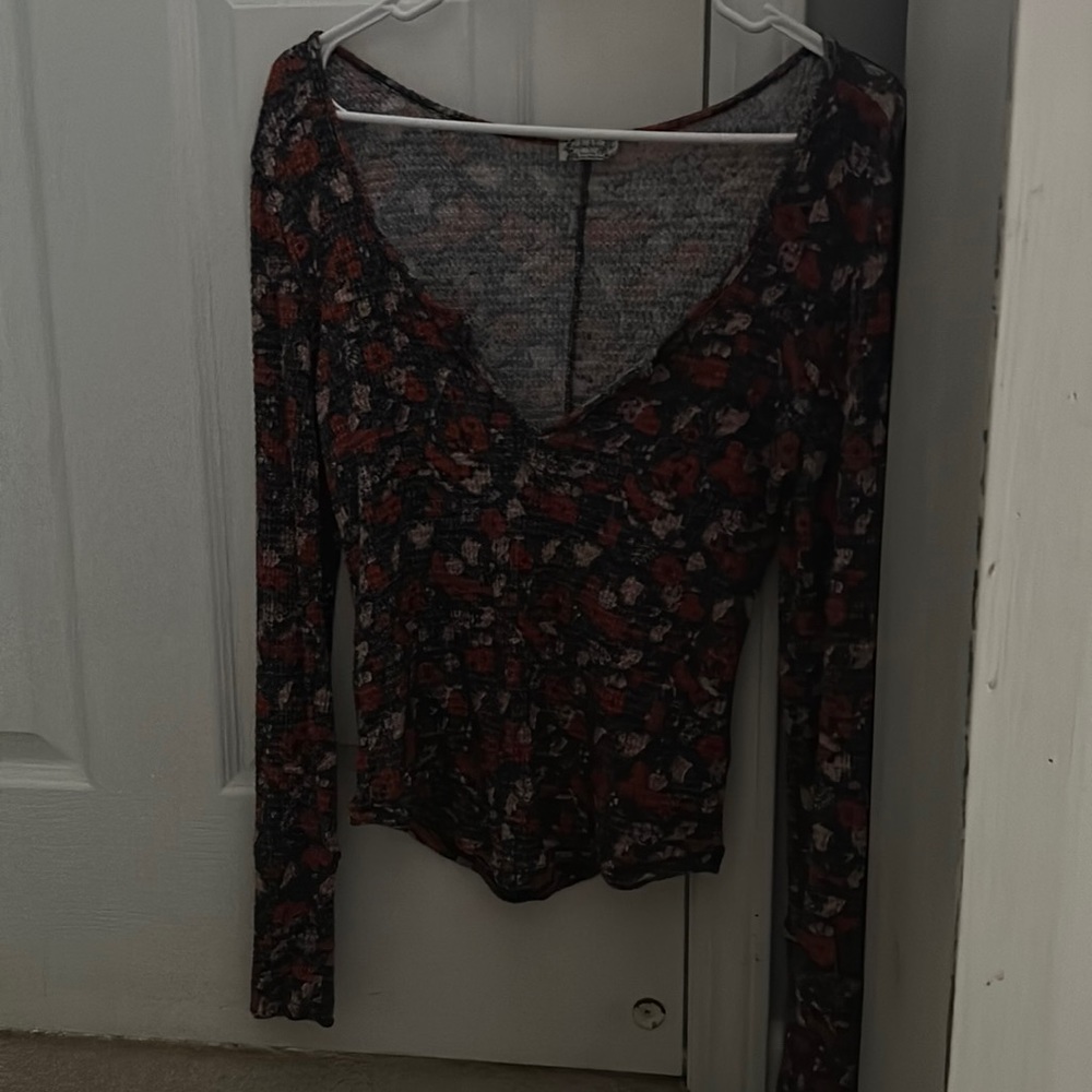 Free people long sleeve shirt